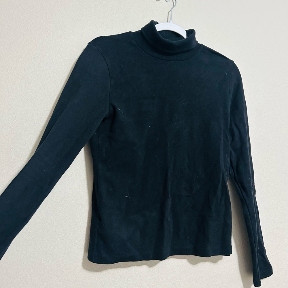 Black turtleneck